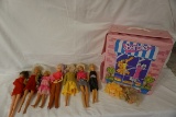 Lot of Various Barbie's, Barbie Carrying Case, Various Barbie Clothes..