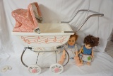 Old Baby Buggy & (2) Old Dolls.