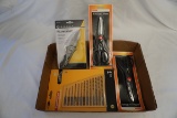 New Gordon Folding Knife, (2) Multi-Purpose Scissors, 13-Piece Bit Set.