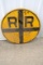 Original RR Crossings Metal Sign.