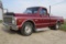 1972 Chevrolet Model Cheyenne 10 Pickup, VIN# CCE142J167713, 350 V-8 Gas Engine, Automatic Transmiss