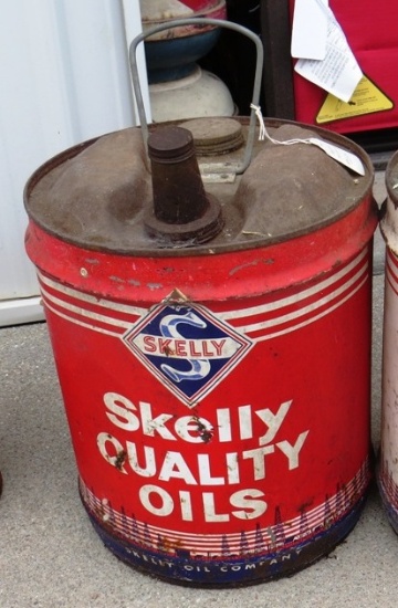 (1) Original Skelly Gasoline 5-Gallon Metal Can.