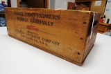 Western Cartridge Co Small Arms Primers Wood Box, Very Good Condition, 6 1/2