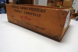 Western Cartridge Co Small Arms Primers Wood Box, Very Good Condition, 5 1/2