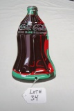 Coca-Cola Metal 3-D Bottle Reproduction Sign, 6