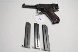 Husqvarna Vapenfabriks A.B. Model M40 Semi-Auto Pistol, SN# 68406, 9mm Caliber, Stamped 