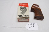 (1) Pair of Pachmayr Wood Pistol Grips with Original Box.