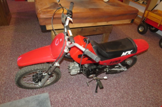 2003 Flywing MX100 Kids Dirt Bike, SN# 128362152, 100cc Gas Engine (Never B