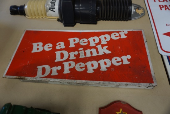 "Be a Pepper Drink Dr Pepper" Metal Sign.