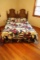 3-Piece Bedroom Set with Full Bed & Headboard 5-Drawer Chest of Drawers (48