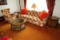 5-Piece Living Room Set, Octagon Coffee Table, 8' Davenport Couch, Matching