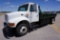 2000 IHC Model 4700 LP 4x2 Single Axle Dually Flatbed Truck, VIN# 1HTSLAAM6YH242475, DT466E Diesel E