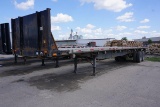 1998 Utility 45' Tandem Axle Semi Flatbed Trailer, VIN# 1UYFS2459WA705101, Aluminum Deck, (9)