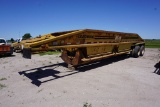 1980 Load King 2030 Belly Dump Trailer, Fixed Tandem Axle, Spring Ride Suspension, 11.00 22.5 Tires,