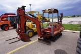 2001 Ditch Witch Model HT25 Track-Type Trencher Backhoe Combination Unit, SN#113638, Kubota 3-Cyl
