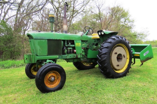 1967 John Deere Model 3020 Diesel Tractor, SN# T113R115237R, John Deere Diesel Engine, Synchro-Range