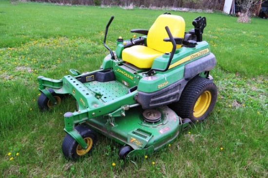 2015 John Deere Model Z925A Commercial Mid Deck Lawn Mower, SN# TC925AP011151, Kawasaki 27 HP Gas En