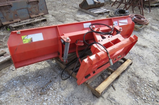 TMG Model GL-SP240 Hydraulic Angle Blade Attachment for Skid Loaders, 8’ Width