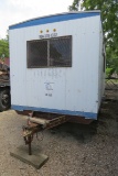 1986 Technical Space 8’X20’ Portable Single Axle Jobsite Office Trailer, VIN#861286, Heat, Side Door