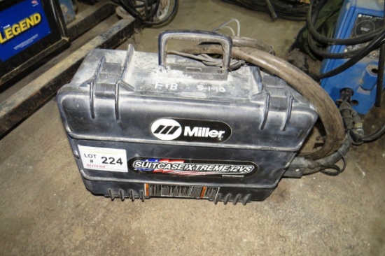 Miller Suitcase X-Treme 12VS Wire Feed Welder with Leads & Gun.