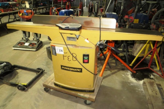 Powermatic Model 54A 6" Jointer on Cart, SN #02060545034.