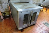 Cadco Commercial Stainless Steel Roaster Oven on Wheels.
