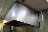 4' Deep x 7' Wide Commercial Stainless Steel Exhaust Hood with Ansel System