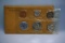 1962 US Mint Proof Set in Cellophane with US Mint Decal/Chip & Original Env
