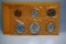 1961 US Mint Proof Set in Cellophane with US Mint Decal/Chip & Original Env
