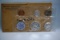1960 US Mint Proof Set in Cellophane with US Mint Decal/Chip & Original Env