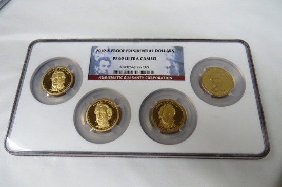 2010 S-Proof Presidential Dollars.