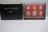 1981 US Mint Proof Set with Protective Sleeve.