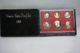 1980 US Mint Proof Set with Protective Sleeve.