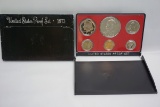 1973 US Mint Proof Set with Protective Sleeve (Display & Sleeve Damaged).