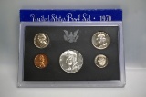 1970 US Mint Proof Set with Protective Sleeve.