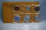 1960 US Mint Proof Set in Cellophane with US Mint Decal/Chip & Original Env