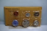 1956 US Mint Proof Set in Cellophane with US Mint Decal/Chip & Original Env