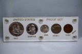 1954 US Mint Proof Set in Display Case.