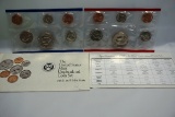 1992-P & D Uncirculated Coin Sets in Original Wrapping with Original Envelo