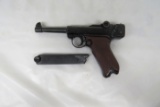 Erma-Werke Model LA-22 Semi-Auto Pistol, .22 LR Caliber, SN#22694, Checkered Grip.