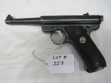 Ruger Mark I Semi-Auto Pistol, SN# 91443, .22 Long Rifle Caliber, 4 3/4