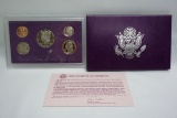 1992 US Mint Proof Set with Protective Sleeve & Certificate of Authenticity