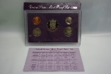 1988 US Mint Proof Set with Protective Sleeve & Specification Card.
