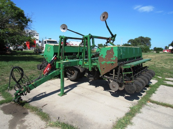 Great Plains Model Solid Stand 30 Pull-Type Front Fold Grain Drill, SN# 3P-14514, 45-Shoe, 9" Space,