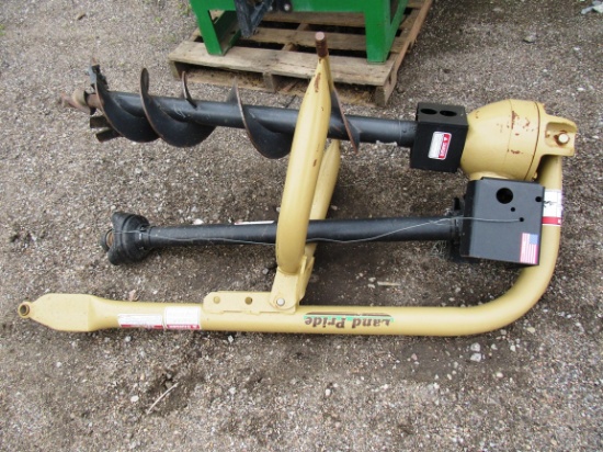 Land Pride 3-Point PTO Drive Post Hole Auger.