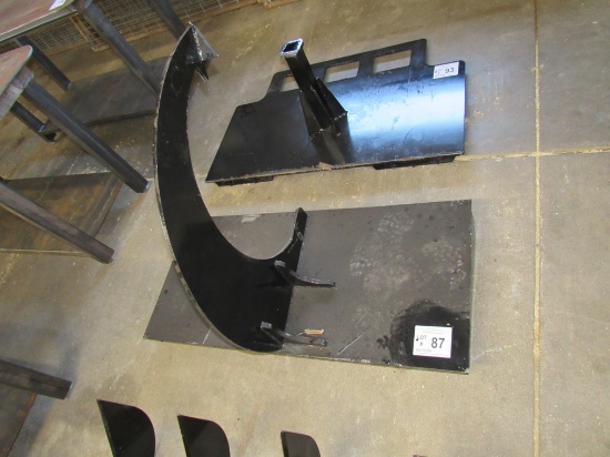 New/Unused Single Prong Beaver Claw Ripper Attachment for Skidloaders.