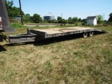 Towmaster 39' Tandem Dual Axle Heavy Duty Equipment Trailer, 22' Main Deck, 6' Fixed Beavertail, Hyd