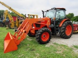 2014 Kubota Model M 135GX MFWD Diesel Tractor, SN #50612, Kubota Turbo Diesel Engine, Hydrostat Tran