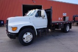 1999 Ford Model F-800 Single Axle Dually Flatbed Truck, VIN# 3FENF80C8XMA00582, 26,000lb. GVW, 183,0