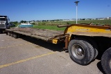 1972 Hyster Triple Axle Drop Deck Semi Trailer, VIN# 16170, 28' Main Deck, (2) 12